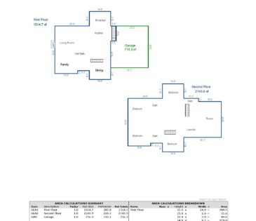 311 Treyburn Drive property floorplan - 1