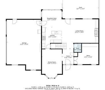 8938 Isherwood Lane property floorplan - 1